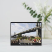 Carte Postale Pont de Manhattan (Debout devant)