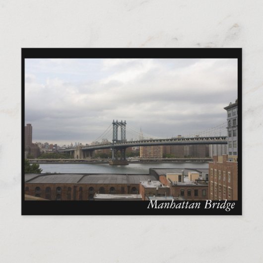 Carte Postale Pont de Manhattan (Devant)