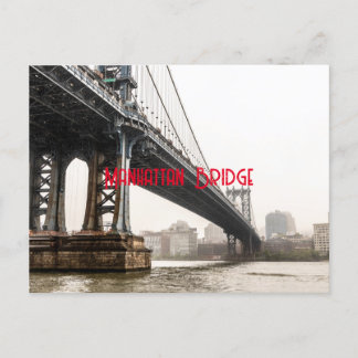 Carte Postale Pont de Manhattan