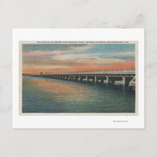 Carte Postale Pont de millions de dollars au-dessus de la rivièr