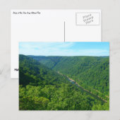 Carte Postale Pont de New River Gorge I (Devant / Derrière)