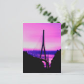 Carte Postale Pont de Normandie, Le Havre, France 2 (Debout devant)