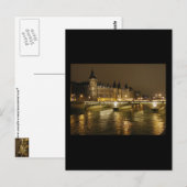 Carte Postale Pont de nuit (Devant / Derrière)