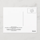 Carte Postale Pont de pierre (Dos)