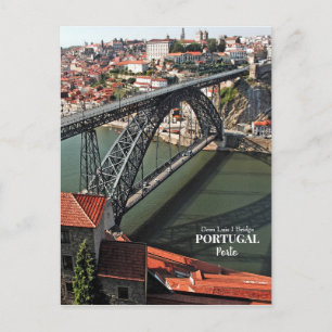 Carte Postale Pont de Porto sur le fleuve Douro, Portugal