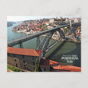 Carte Postale Pont de Porto sur le fleuve Douro, Portugal