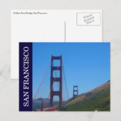 Carte Postale pont de san francisco (Devant / Derrière)