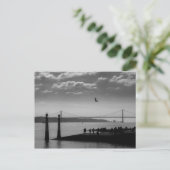 Carte Postale Pont de suspension à Lisbonne (Debout devant)