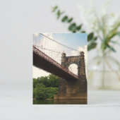 Carte Postale Pont de suspension à roues (Debout devant)