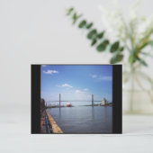 Carte Postale Pont de suspension Savannah (Debout devant)