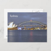 Carte Postale Pont de Sydney Harbour Australie (Devant / Derrière)