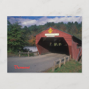 Carte Postale Pont de Taftsville Vermont