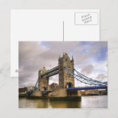 Carte Postale Pont de tour de Londres (Devant / Derrière)
