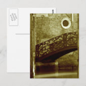 Carte Postale Pont de Venise (Devant / Derrière)