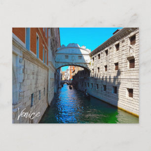 Carte Postale Pont de Venise Italie de Sighs Canal Travel