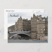 Carte Postale pont d'Édimbourg Écosse (Devant / Derrière)