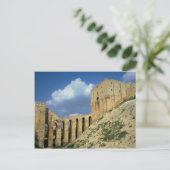 Carte Postale Pont d'entrée et douves, La Citadelle, Alep, Syr (Debout devant)