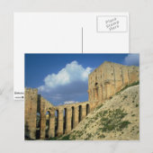 Carte Postale Pont d'entrée et douves, La Citadelle, Alep, Syr (Devant / Derrière)