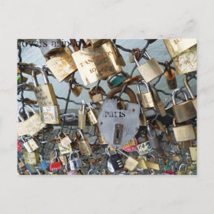 Carte Postale Pont des Amateurs Verrouillage Paris Seine Monumen