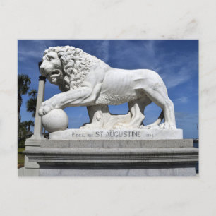 Carte Postale Pont des Lions, Saint Augustin, FL