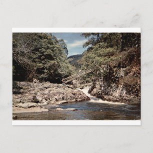 Carte Postale Pont des Mineurs Betws y Coed Vue rivière vintage