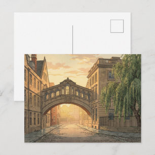 Carte Postale Pont des Soupirs de l'Université d'Oxford