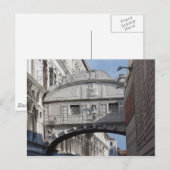 Carte Postale Pont des Soupirs, Venise 2 (Devant / Derrière)