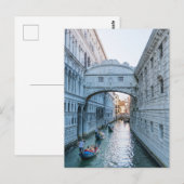 Carte Postale Pont des Soupirs Venise Italie (Devant / Derrière)