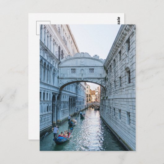 Carte Postale Pont des Soupirs Venise Italie (Devant / Derrière)