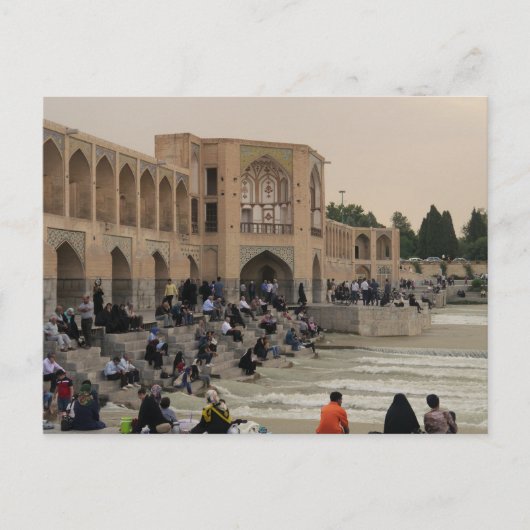 Carte Postale Pont d'Ispahan, Iran (Devant)