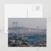 Carte Postale Pont d'Istanbul (Devant / Derrière)