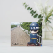 Carte Postale pont dmz de corée (Debout devant)