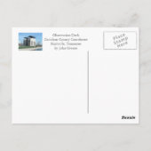 Carte Postale Pont d'observation du comté de Davidson (Dos)