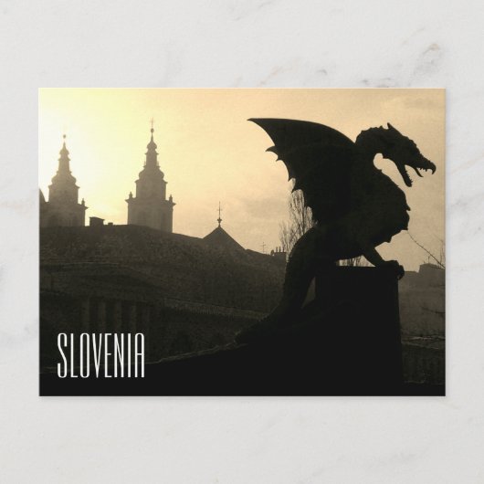Carte Postale pont-dragon de ljubljana (Devant)