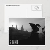 Carte Postale pont dragon ljubljana (Devant / Derrière)