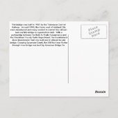 Carte Postale Pont du Bicentennial Trail Bridge de la rivière Cu (Dos)