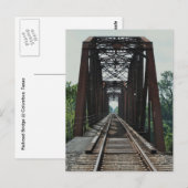 Carte Postale Pont du chemin de fer East (Devant / Derrière)