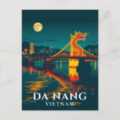 Carte Postale Pont du Dragon Da Nang Vietnam Voyage (Devant)