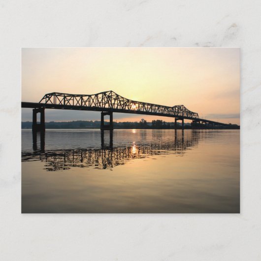Carte Postale Pont du fleuve Mississippi (Devant)