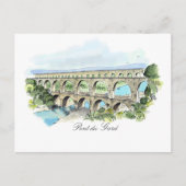 Carte postale Pont Du Gard (Devant)