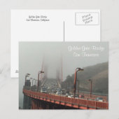 Carte Postale Pont du Golden Gate (Devant / Derrière)
