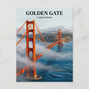 Carte Postale Pont du Golden Gate Californie