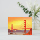 Carte Postale Pont du Golden Gate de San Francisco (Debout devant)