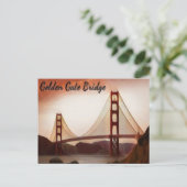 Carte Postale Pont du Golden Gate de San Francisco (Debout devant)