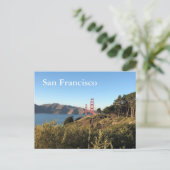 Carte Postale Pont du Golden Gate de San Francisco (Debout devant)