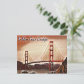 Carte Postale Pont du Golden Gate de San Francisco (Debout devant)