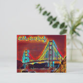 Carte Postale Pont du Golden Gate de San Francisco (Debout devant)