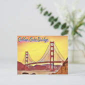 Carte Postale Pont du Golden Gate de San Francisco (Debout devant)