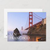 Carte Postale Pont du Golden Gate | San Francisco Californie (Devant / Derrière)