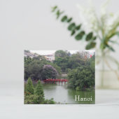 Carte Postale pont du lac hanoi (Debout devant)